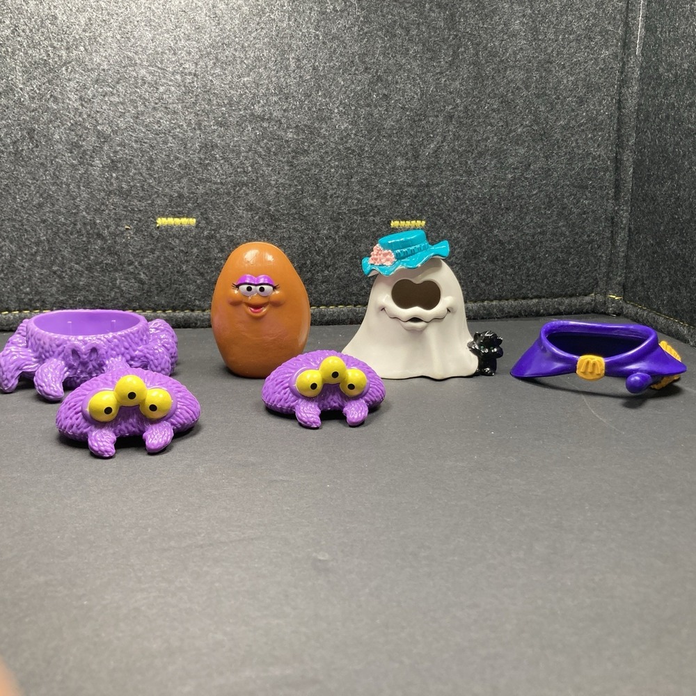 Vintage 1990's McDonald's Happy Meal Halloween McNugget Buddies Lot